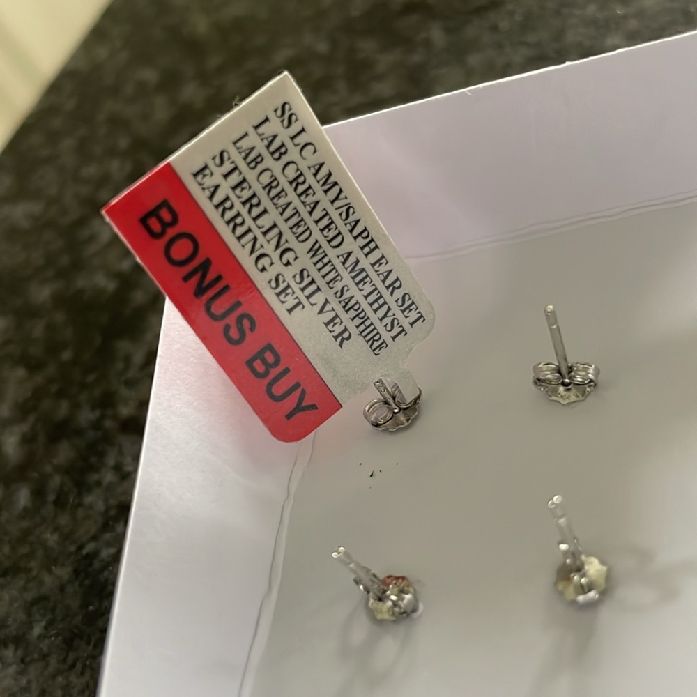 Amethyst Earring Set - Picture 6 of 9